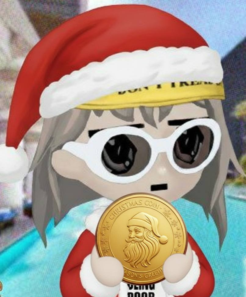 Christmas Coin Mascot